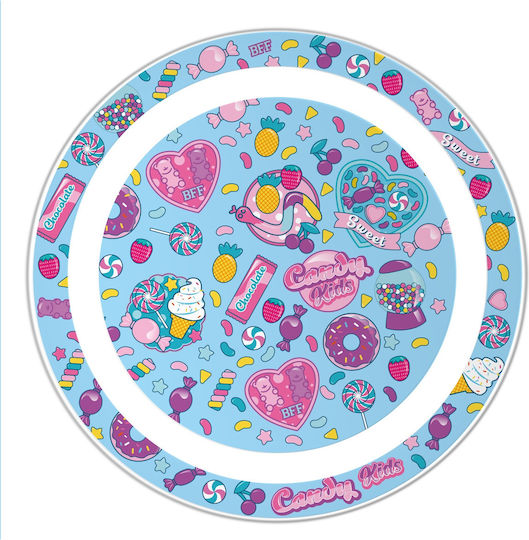 Kids Licensing Σετ Φαγητού Candy από Μελαμίνη Ροζ 3τμχ για 10+ μηνών
