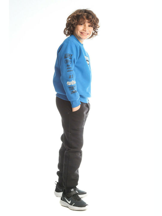 Joyce Kids Sweatpants Set Blue 2pcs