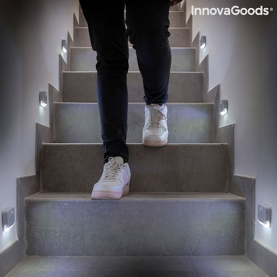 InnovaGoods LED Аварийно осветление с Сензор за движение Lumtoo 2бр