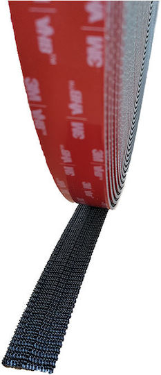 3M Dual Lock Self-Adhesive Hook & Loop Tape Black 25mmx1m 1pcs
