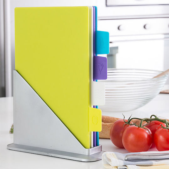 Excellent Houseware Σετ Επιφάνεια Κοπής Πλαστική Πολύχρωμη 4τμχ