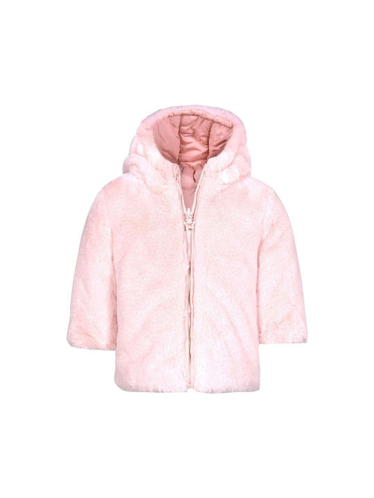 Losan Kids Casual Jacket Short with Lining & Hood Pink