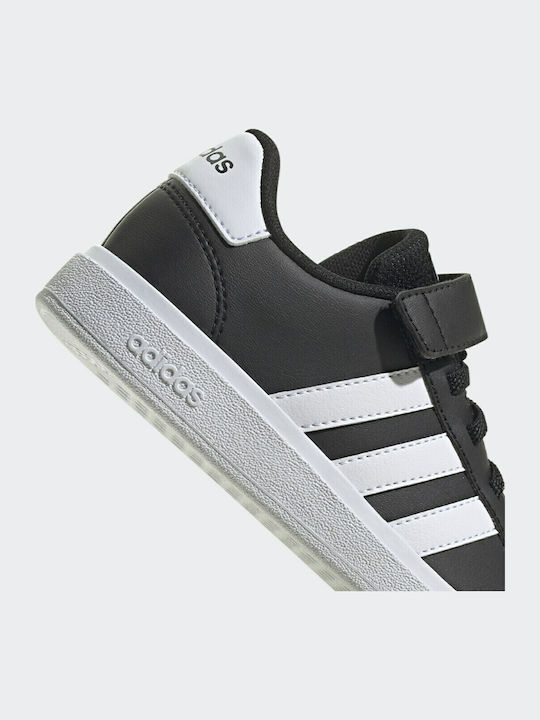 Grand Court GRAND COURT 2.0 Kids Sneakers with Scratch Core Black / Cloud White