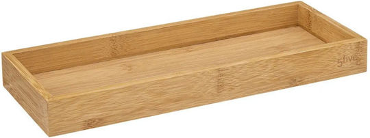 Wooden Desk Organizer in Black Color 1pcs 10.4x10.9x29cm
