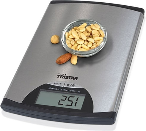Tristar Digitale Küchenwaage bis 5kg Silber