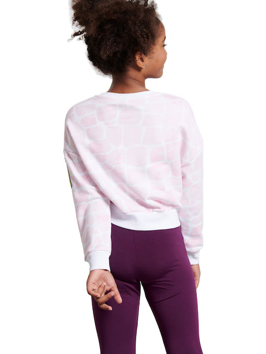BodyTalk Kids Sweatshirt Cropped Pink Pleasure Is Crop