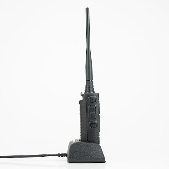 PNI P15UV Безжичен Трансивър UHF/VHF 5W с Монохромен Екран В Черен Цвят