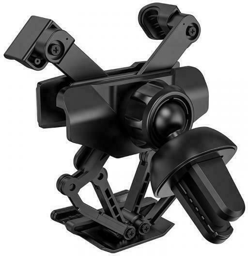 Borofone BH32 Car Mobile Mount 4.7" - 6.7" with Adjustable Hooks Black
