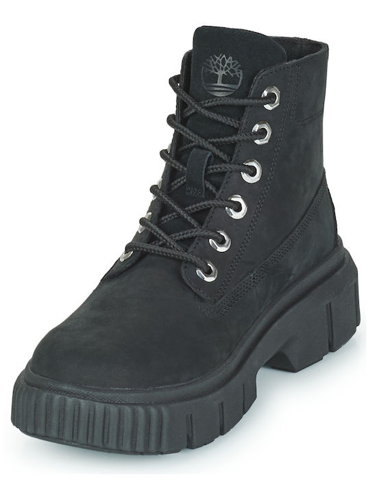 Greyfield Leather Women's Ankle Boots Black