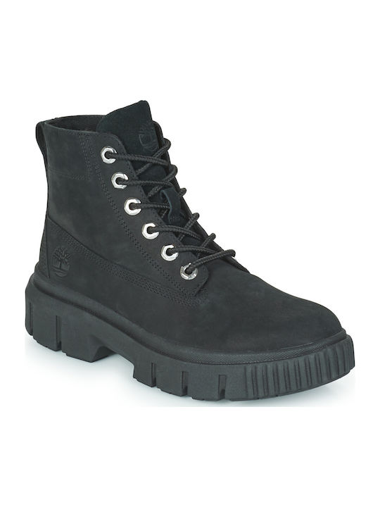 Greyfield Leather Women's Ankle Boots Black