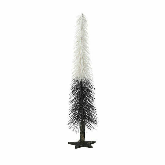 Christmas Decorative Wood Tree 58cm White 3pcs