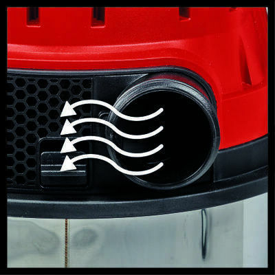 Einhell Tevc 2230 Sacl Staubsauger Flüssigkeiten / Feststoffe 1400W mit Edelstahl Behälter 30Es