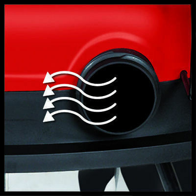Einhell Tevc 2350 Sacl Σκούπα Υγρών / Στερεών 1600W με Ανοξείδωτο Κάδο 50lt