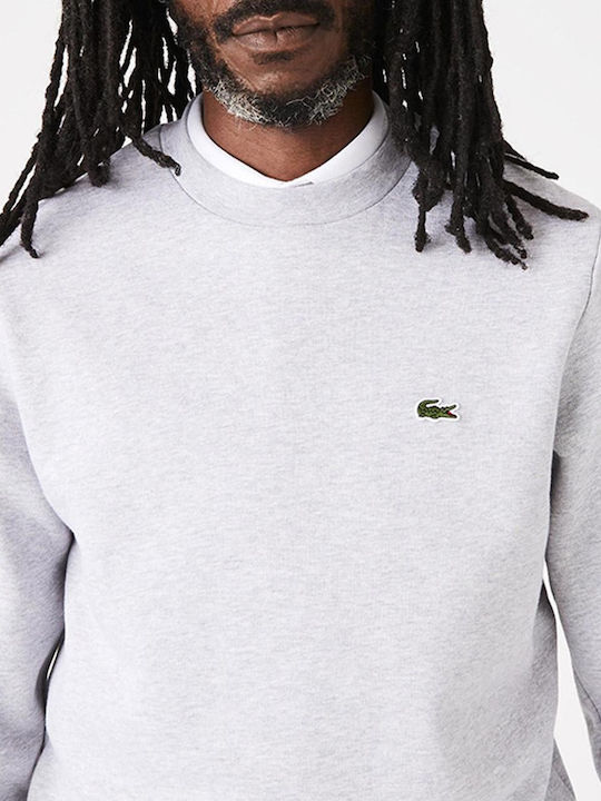 Lacoste Men's Hooded Sweatshirt Gray