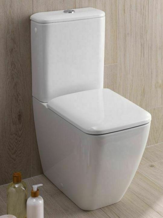 Geberit Icon Καπάκι Λεκάνης Soft Close Πλαστικό 45x36.5cm Λευκό