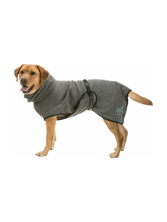 Trixie Dog Shirt Bathrobe in Gray color M 50x76cm.
