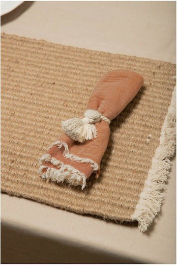 Calma House Kitchen Towel Made of 100% Cotton in Brown Color 45x45cm 4 Pieces Calma House Kitchen Towel Made of 100% Cotton in Brown Color 45x45cm 4 Pieces