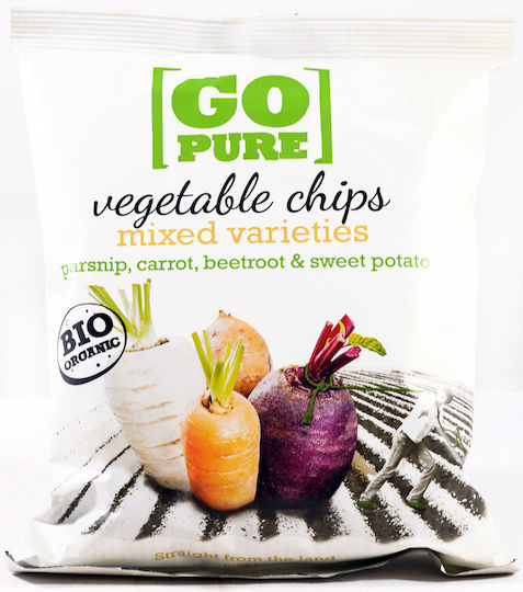 Go Pure Bio Kartoffelchips mit Gemüse-Geschmack 90g