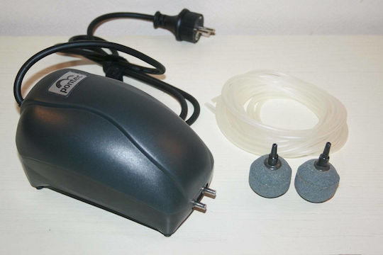 Pontec PondoAir Set 200 Aquarium Air Pump Double Outlet with Maximum Flow Speed 200lt/h