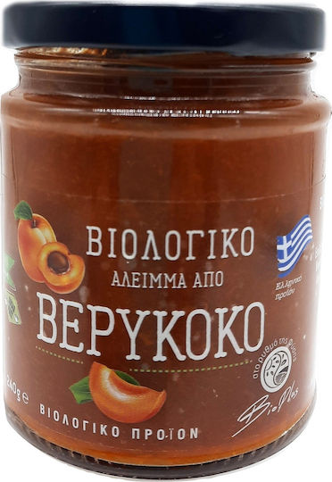 Αειφόρος Γη Βιολογική Μαρμελάδα Βερίκοκο Χωρίς Προσθήκη Ζάχαρης 240gr