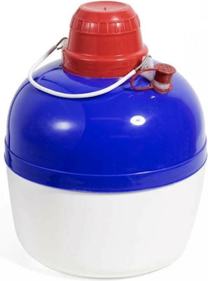 Viosarp Behälter mit Wasserhahn Thermosflasche Styropor Weiß 3lt mit Handgriff