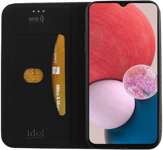Idol 1991 Elite Anti-RFID Book Δερματίνης Μαύρο (Galaxy A33 5G)