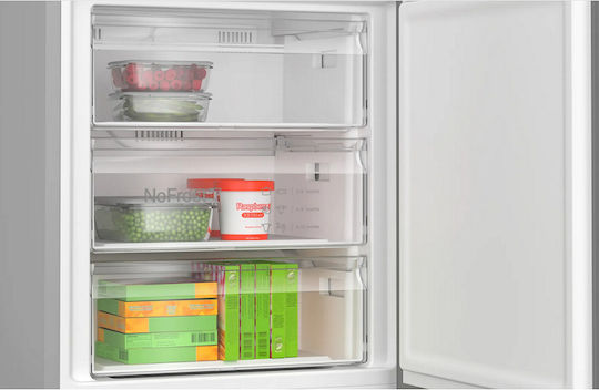 Bosch Ψυγειοκαταψύκτης 440lt Total NoFrost Υ203xΠ70xΒ66.7εκ. Inox KGN497ICT