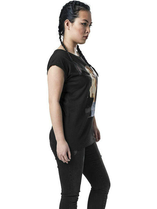 Damen T-Shirt Schwarz