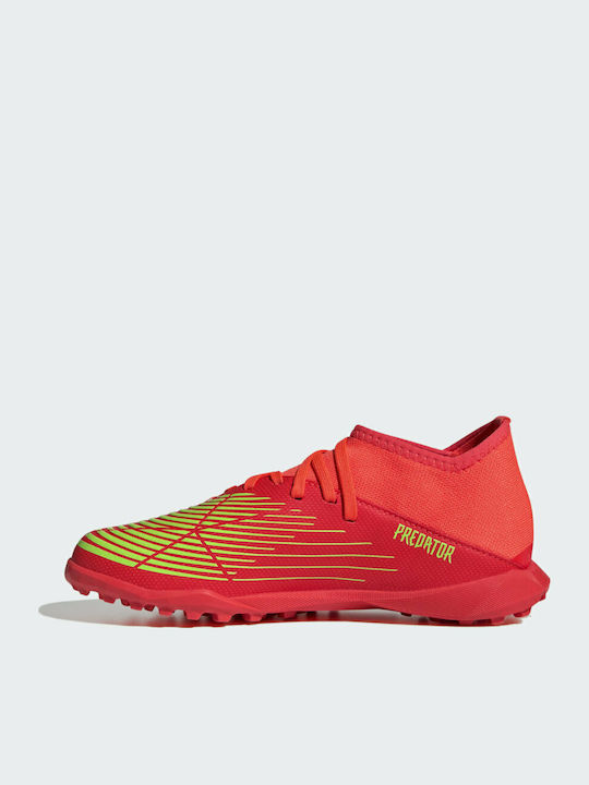 Παιδικά Ποδοσφαιρικά Παπούτσια Predator Edge 3 με Σχάρα Solar Red / Solar Green / Core Black