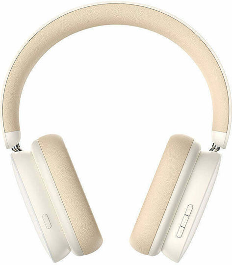 Baseus Bowie H1 Wireless / Wired Over Ear Headphones with 70 hours of Operation White NGTW230002