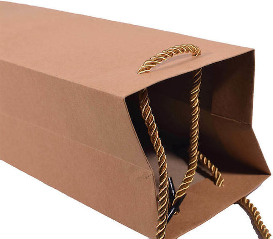 Giftland Kraft Paper Bag for Gift Brown 11.5x11.5x38cm.