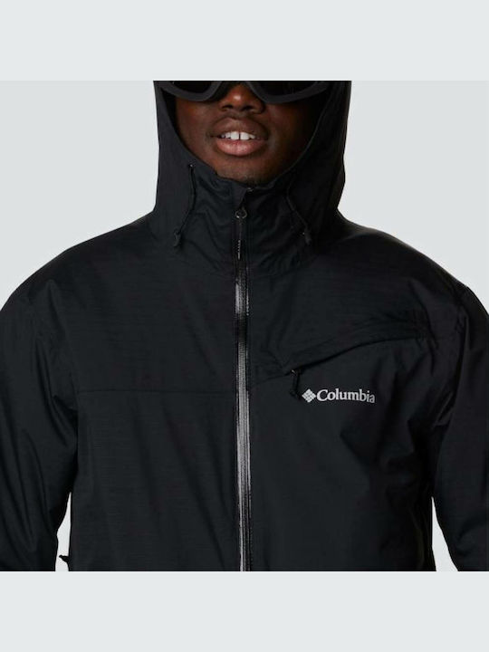 Iceberg Point Winter Jacket Hardshell Waterproof and Windproof Black