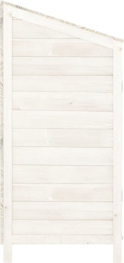Wooden Garden Shed White M1.02xW0.52xH1.12m