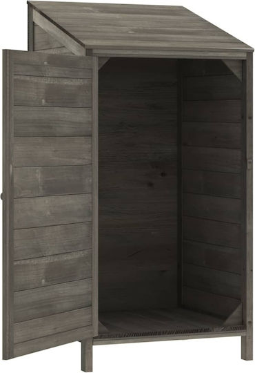 Wooden Garden Shed Anthracite 0.55x0.52x1.12m