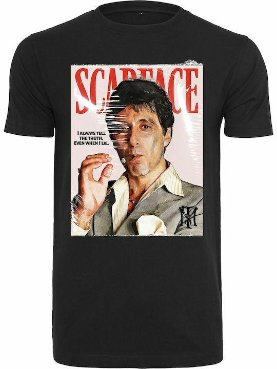 Merchcode Magazine Cover T-shirt Schwarz Baumwolle
