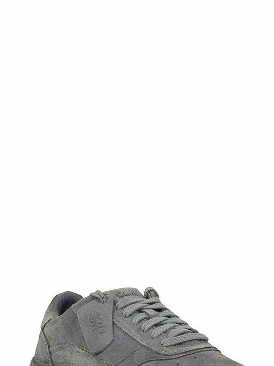 Clarks Craft Court Lace Anatomical Sneakers Gray