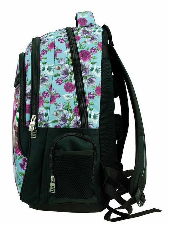 Back Me Up School Bag Backpack Elementary, Elementary Multicolour with Water Bottle Holder 30Liters