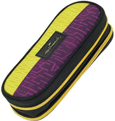 Back Me Up Pencil Case with 2 Compartments Multicolored