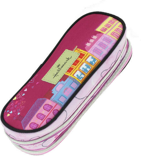 Back Me Up Pencil Case with 2 Compartments Multicolored