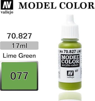 Acrylicos Vallejo Model Model Making Paint Lime 17ml 70.827