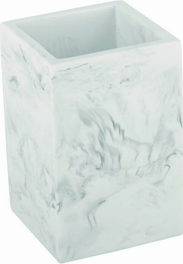 Marva Cupă de Birou pentru Pahare Marble Albă Marva Cupă de Birou pentru Pahare Marble Albă