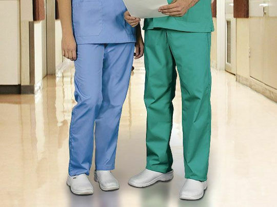 Valento Pixel Unisex Orange Medical Pants Cotton and Polyester