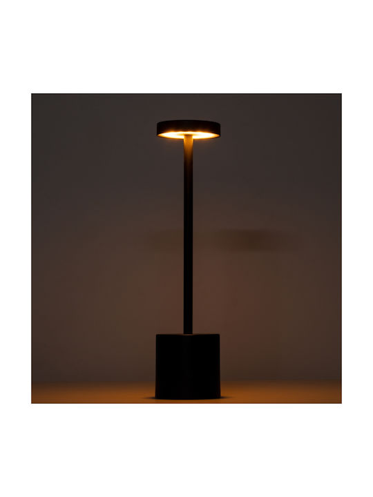 GloboStar Metal Lampă de masă LED cu Bază Argintiu