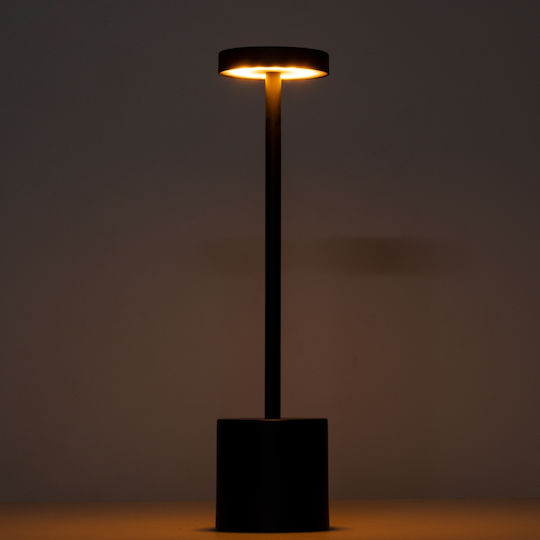 GloboStar Metal Lampă de masă LED cu Bază Argintiu