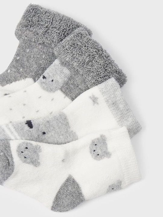 Mayoral Kids' Socks Knee-High Ecofriends Gray 4 Pairs