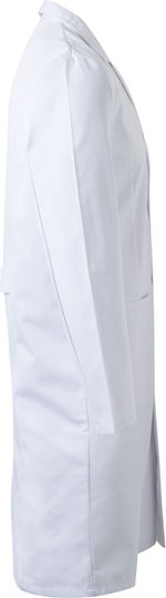 Velilla Taba Medizinischer Verbandskittel Weiß aus Baumwolle und Polyester