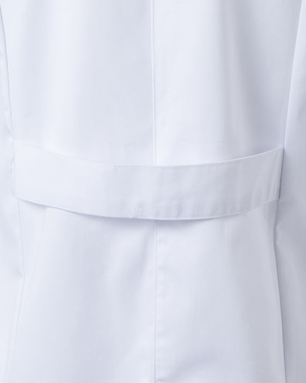Velilla Taba Medizinischer Verbandskittel Weiß aus Baumwolle und Polyester