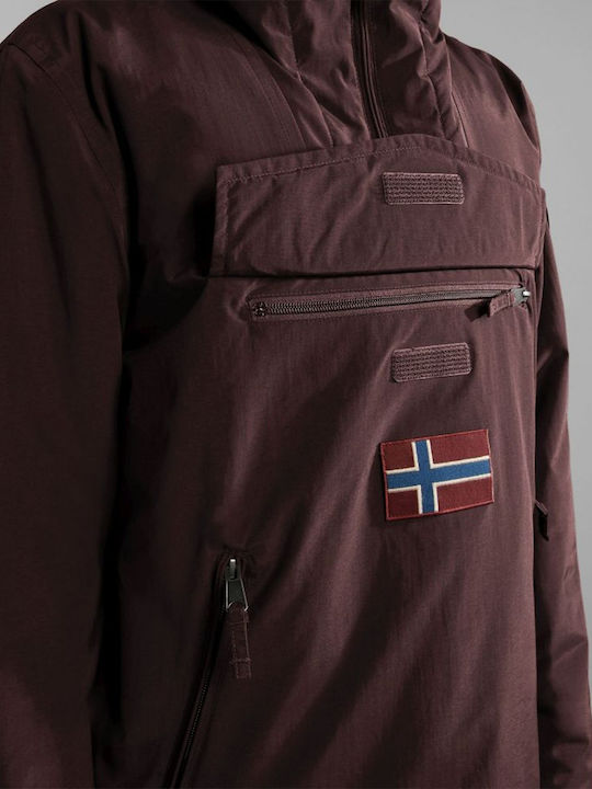 Rainforest Pocket 2 Winter Jacke Wasserdicht und Winddicht Burgundy Fudge