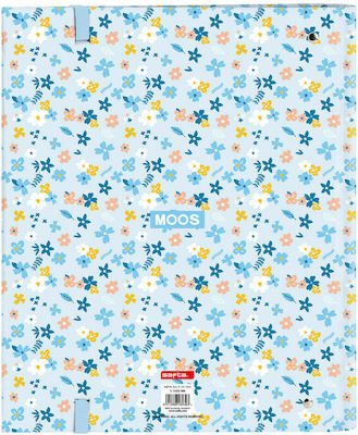 Moos Clipboard for Paper A4 Light Blue 1pcs