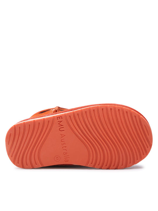 Tiger Suede Παιδικές Μπότες Χιονιού Πορτοκαλί
